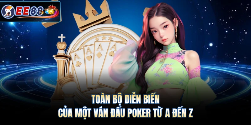 Toàn bộ diễn biến của một ván đấu Poker từ A đến Z